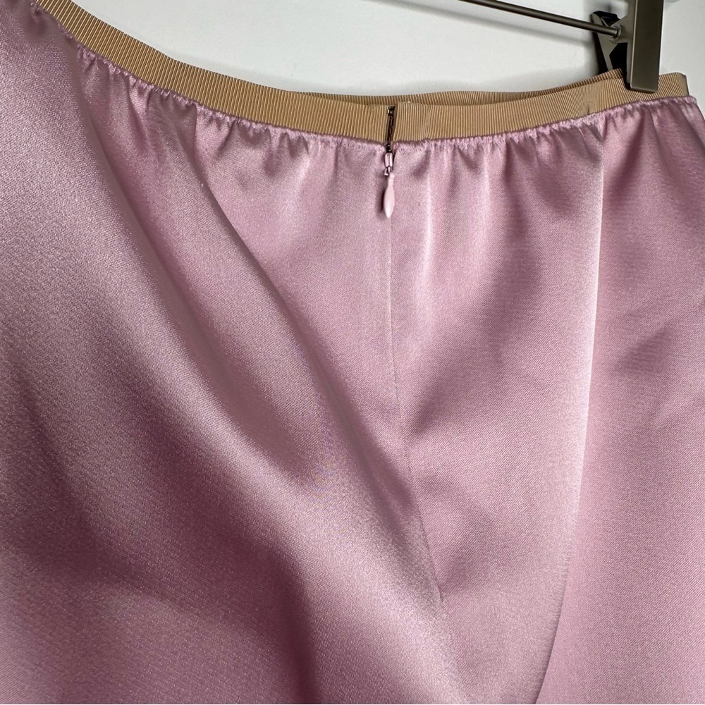 NWT MARC JACOBS Duchesse-satin Skirt In Baby Pink Size 6 - Picture 6 of 10